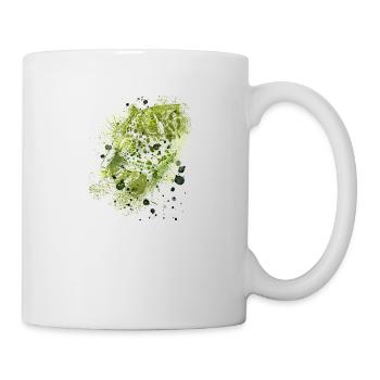 panther,cheetah,leopard,red,colorful,graffiti,green - Mug - white - Right
