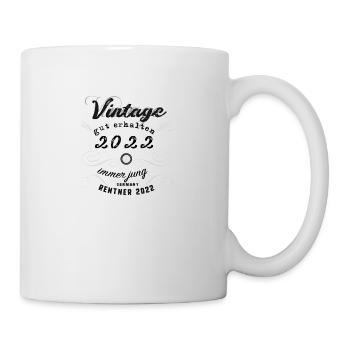 rentner 2022,rentner,vintage,gut erhalten, germany - Tasse - Weiß - Rechts