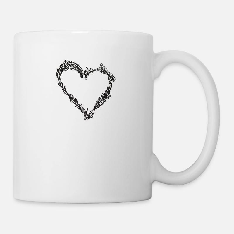 Heart - Mug - white