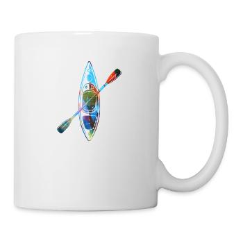 Kayak,Sports,Padling,Boat,Graffiti - Mug - white - Right