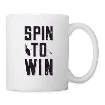 Spin To Win Pingpong Outfit Table Tennis Player - Mug - white - Right