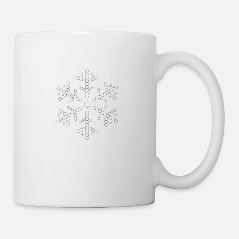 Flocke - Tasse - Weiß