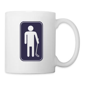 Unihockey Hockey Floorballer Innebandy Floorball - Tasse - Weiß - Rechts