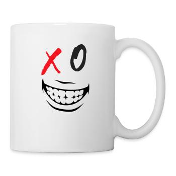 XO Face 1. Cadeau Humour Anniversaire Fêtes - Mug blanc - blanc - Droite