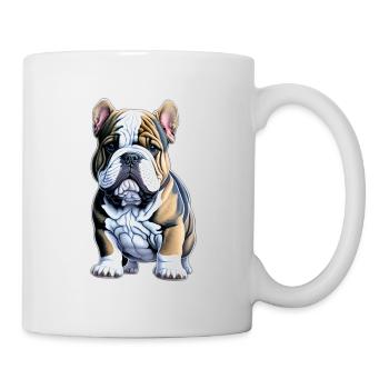 Cute Bulldog Puppy - Mug - white - Right