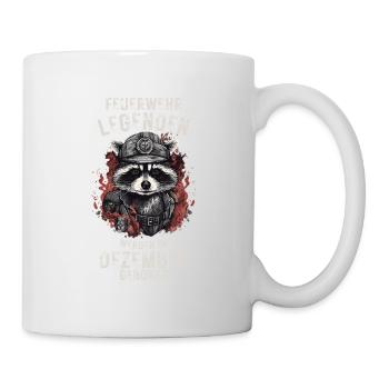 Feuerwehr Legenden sind im Dezember geboren - Tasse - Weiß - Rechts