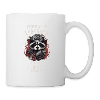 Feuerwehr Legenden sind im Mai geboren - Tasse - Weiß - Rechts