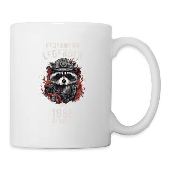 Feuerwehr Legenden sind 1988 geboren - Tasse - Weiß - Rechts