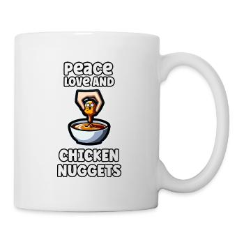 Chicken Nuggets Zitat Chicken Zitat - Tasse - Weiß - Rechts