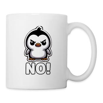 Lustiger Pinguin Niedlicher Pinguin Pinguin Geschenk - Tasse - Weiß - Rechts