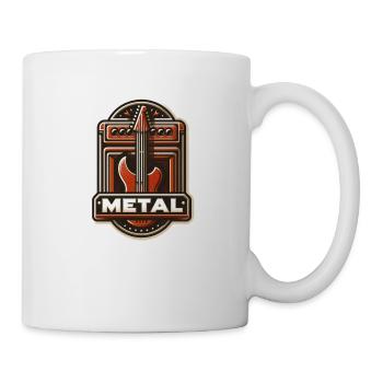 Metal Electric Guitar - Mug - white - Right