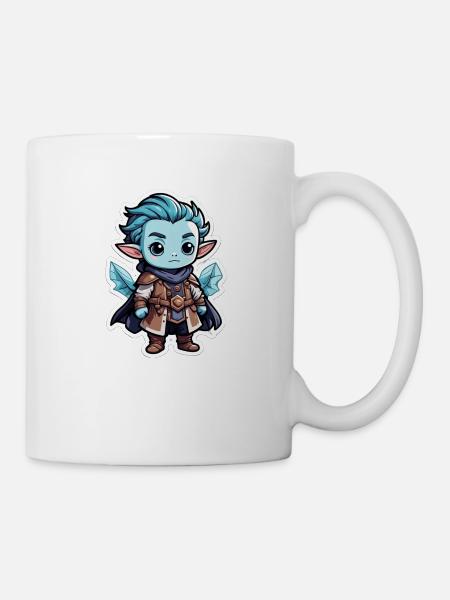 Dungeon Elf - Tasse - Weiß