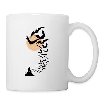 Halloween bats - Mug - white - Right