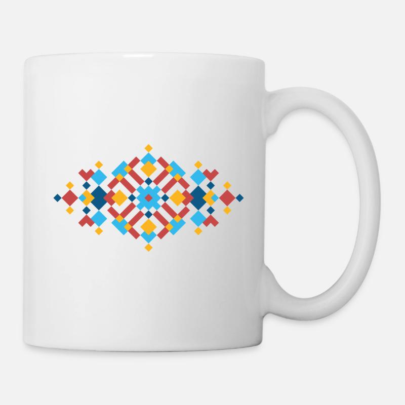 Motif Kabyle Amazigh - Mug blanc - blanc