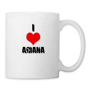 I love Ariana - Tasse - Weiß - Rechts