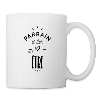 PARRAIN FIER - Mug blanc - blanc - Droite