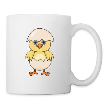 Cute Funny Cool Chick Chick Chicken - Mug - white - Right