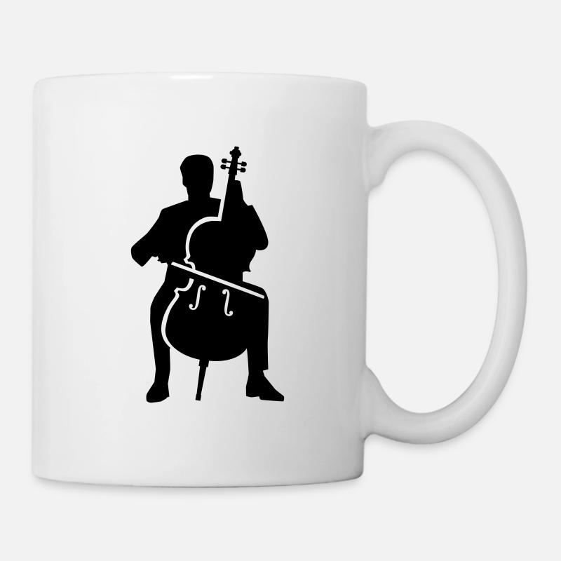 violoncelle - Mug blanc - blanc