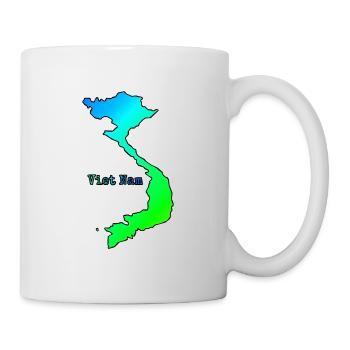 Pays d'Asie - Vietnam - Mug blanc - blanc - Droite