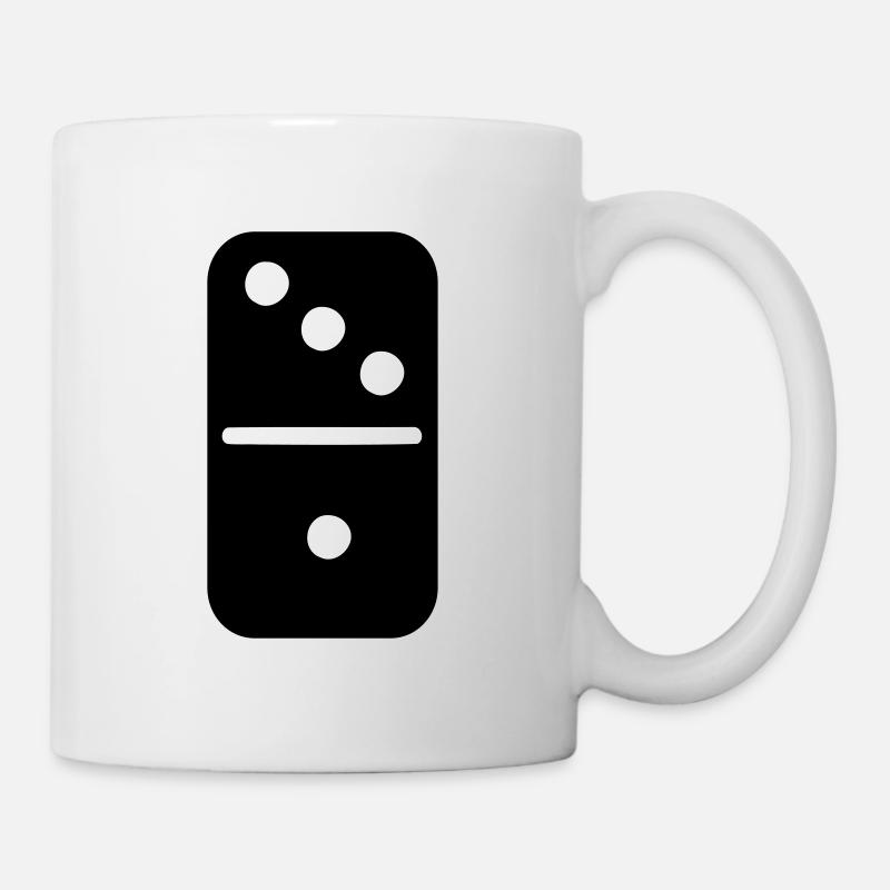 domino - Mug blanc - blanc