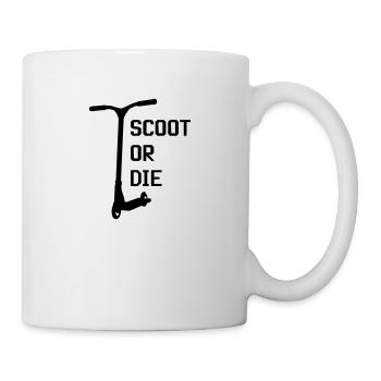 SCOOT OR THE STUNTSCOOTER SKATE KICKSCOOTER STUNT - Mug - white - Right