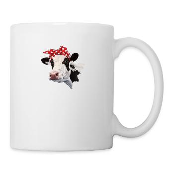 Cow Bandana - Mug - white - Right
