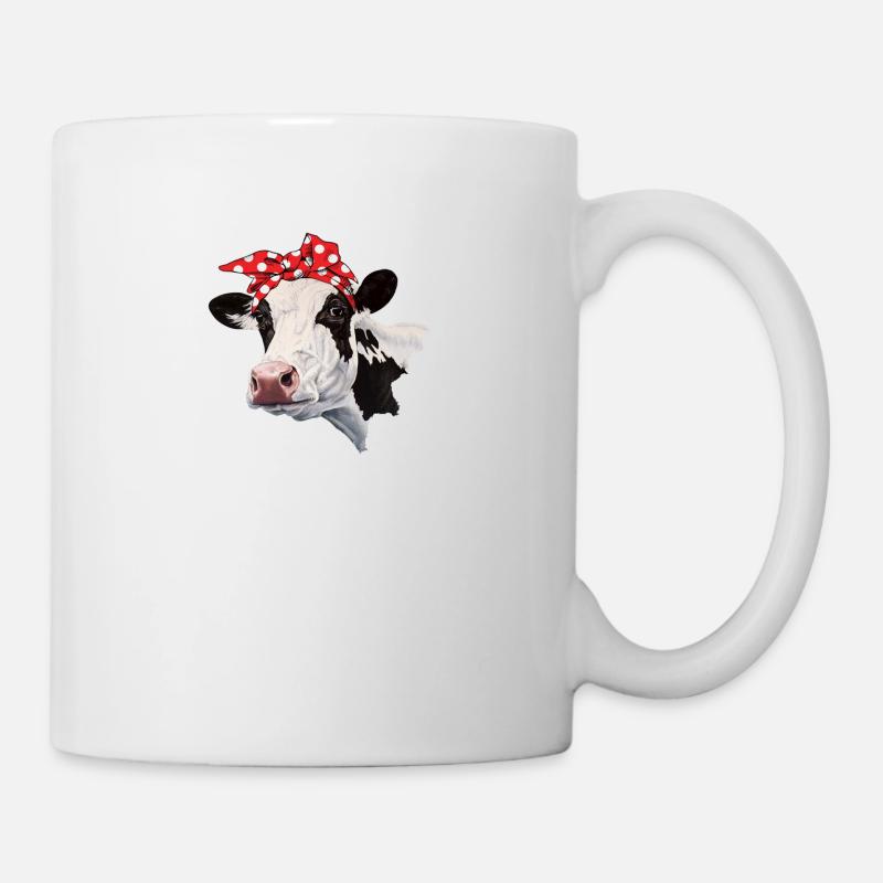 Bandana de vache - Mug blanc - blanc
