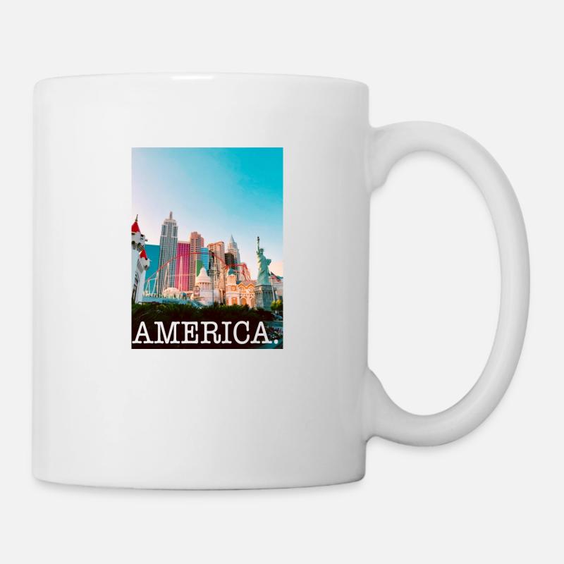AMERICA - Mug blanc - blanc