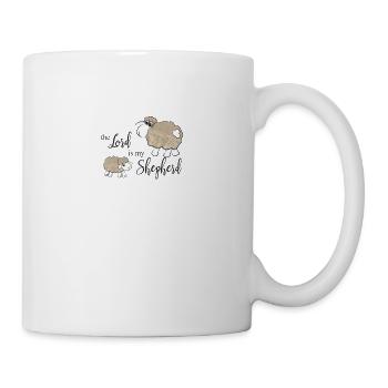 Conception chrétienne Le Seigneur est mon berger - Mug blanc - blanc - Droite