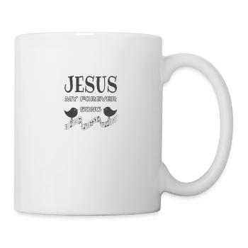 Conception chrétienne Jésus, ma chanson pour toujours - Mug blanc - blanc - Droite