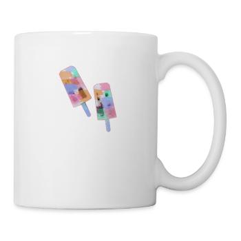 eis am stil,wassereis,buntes eis,sommer - Tasse - Weiß - Rechts
