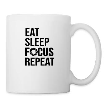 photographer photograph photo camera focus - Mug - white - Right
