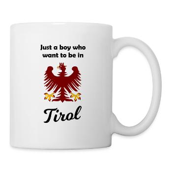 Daheim in Tirol - Tasse - Weiß - Rechts