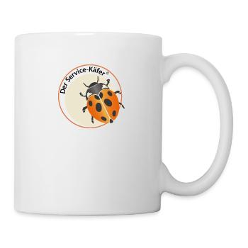 "Glück gehabt!" - Tasse - Weiß - Rechts