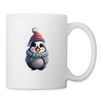 Festlicher Pinguin-Feiertag - Tasse - Weiß - Rechts
