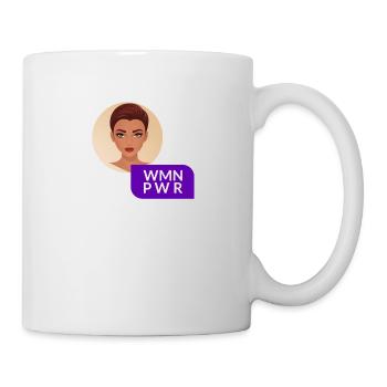 WMN PWR - Visage Féminin - 03 - Mug blanc - blanc - Droite