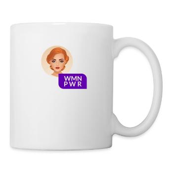 WMN PWR - Visage Féminin - 05 - Mug blanc - blanc - Droite