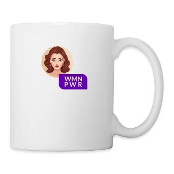 WMN PWR - Visage Féminin - 06 - Mug blanc - blanc - Droite