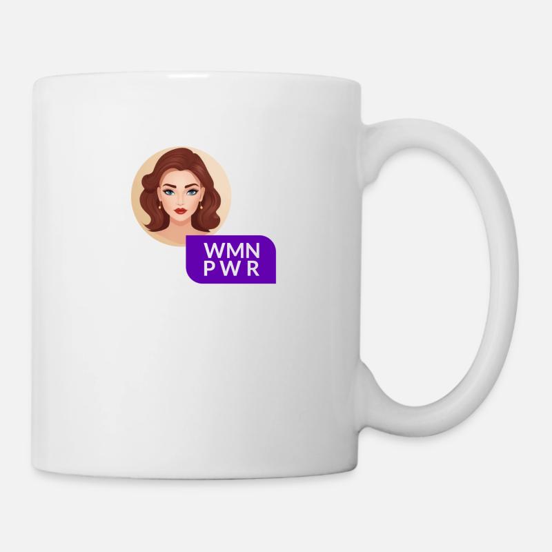 WMN PWR - Female Face - 06 - Mug - white