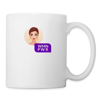 WMN PWR - Visage Féminin - 01 - Mug blanc - blanc - Droite
