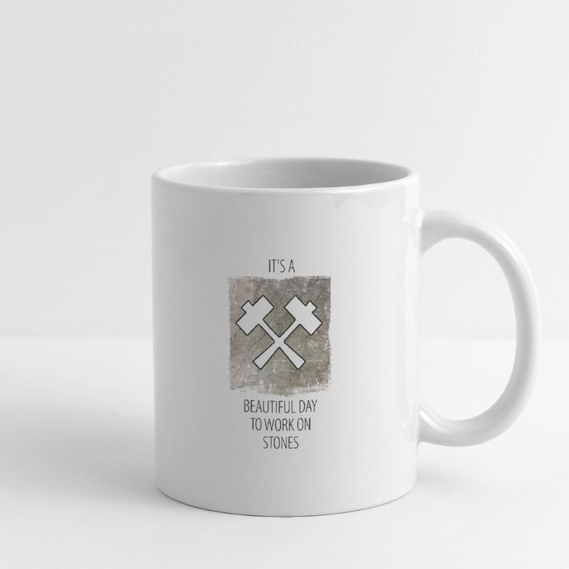 Steinmetz Steinbildhauer Spruch Tasse