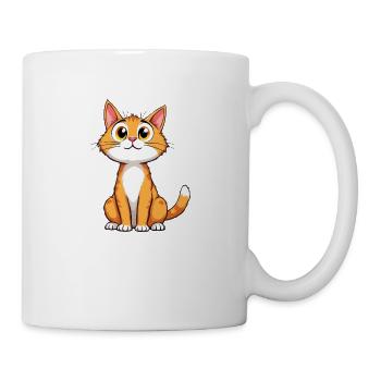 Die niedlichste Katze der Welt - Tasse - Weiß - Rechts
