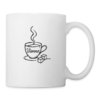 Vienna Coffee Culture - Tasse - Weiß - Rechts