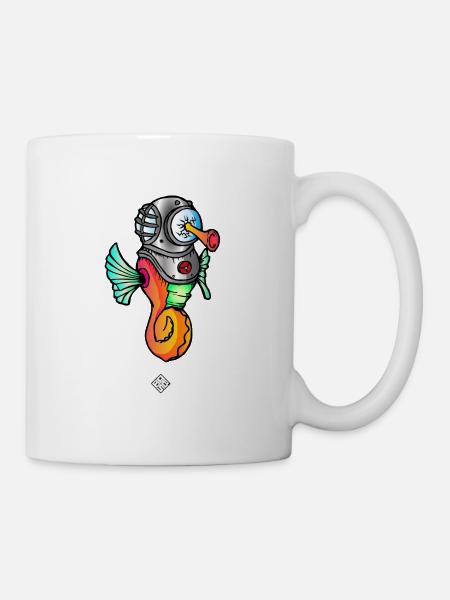 Hippo-High - Mug blanc - blanc