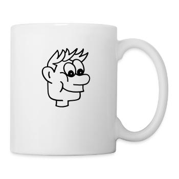 Comic Boy Face - Mug - white - Right