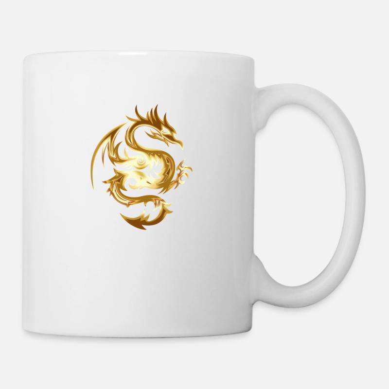 Golden Dragon - Mug blanc - blanc
