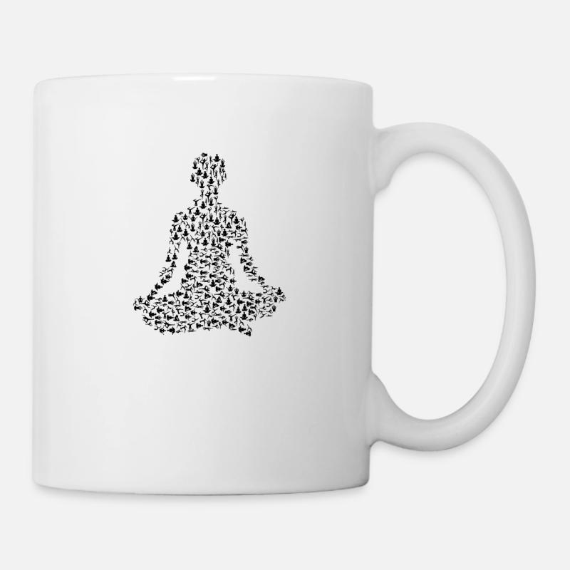 Yoga - Tasse - Weiß