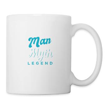 Großvater Opa Mann Mythos Legende Familie Geschenk - Tasse - Weiß - Rechts