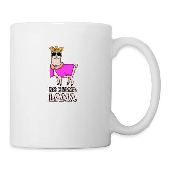 No Drama Lama Dramaqueen Gift - Mug - white - Right