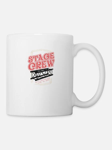 Stagehand Stagecrew Crew Roadie Event Geschenk - Tasse - Weiß